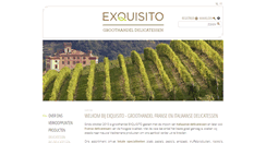 Desktop Screenshot of exquisito.be